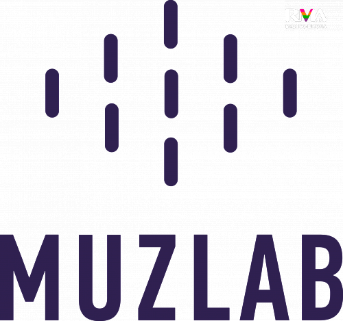Лого Музлаб. Muzlab студия. Музлаб