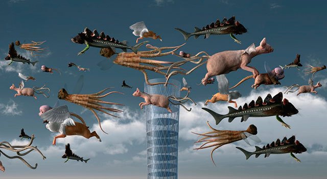 «Перевернутый мир» арт-группы AES+F выставлен в Москве