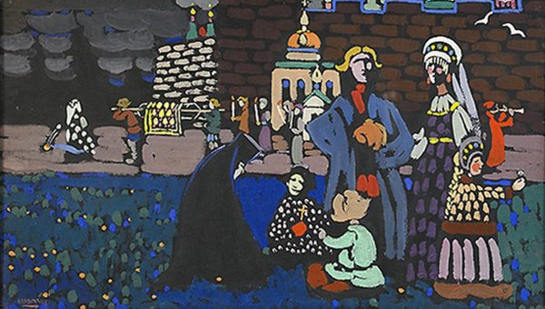 Картина в русском стиле