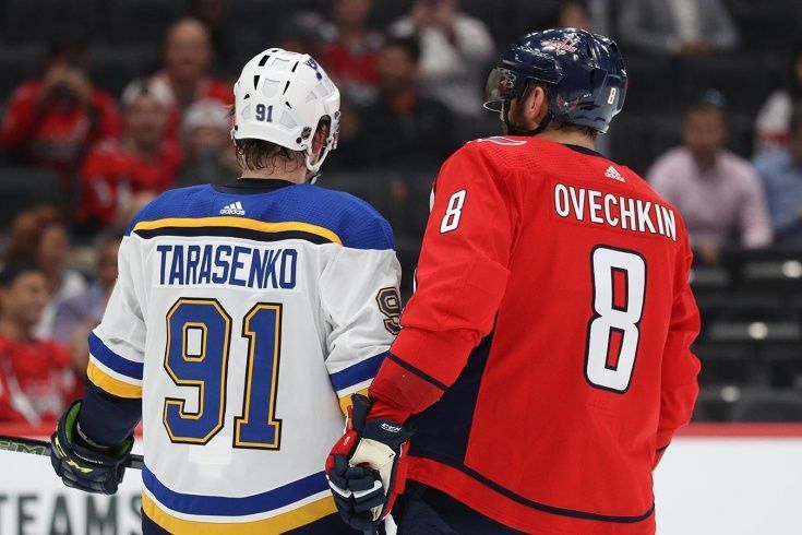 Игровые свитера Александра Овечкина и Владимира Тарасенко вошли в тройку самых продаваемых в НХЛ