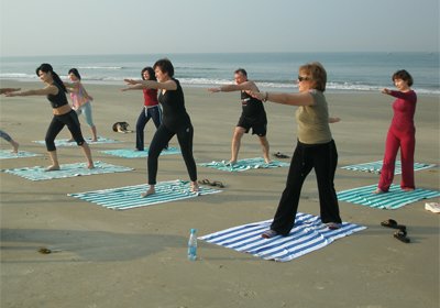 A workshop on the Goa shore