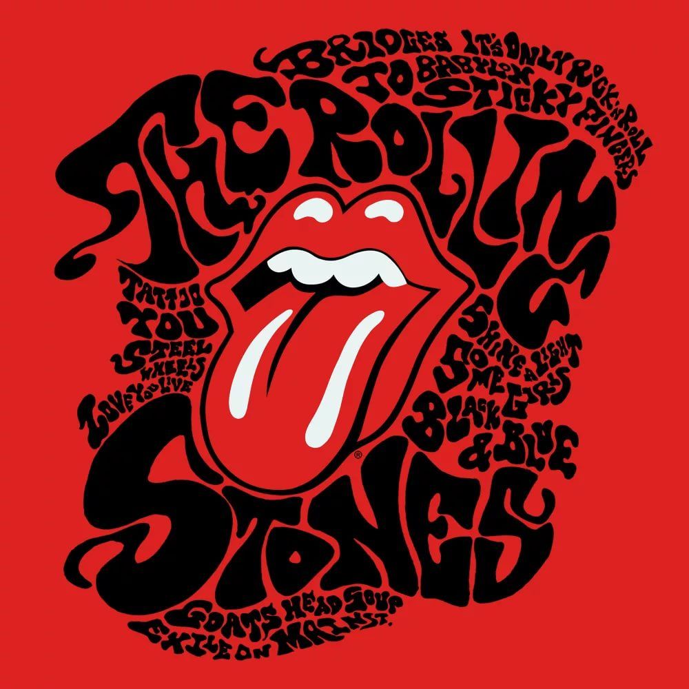 Логотип The Rolling Stones признан самой популярной эмблемой, использующейся в качестве принта на футболках