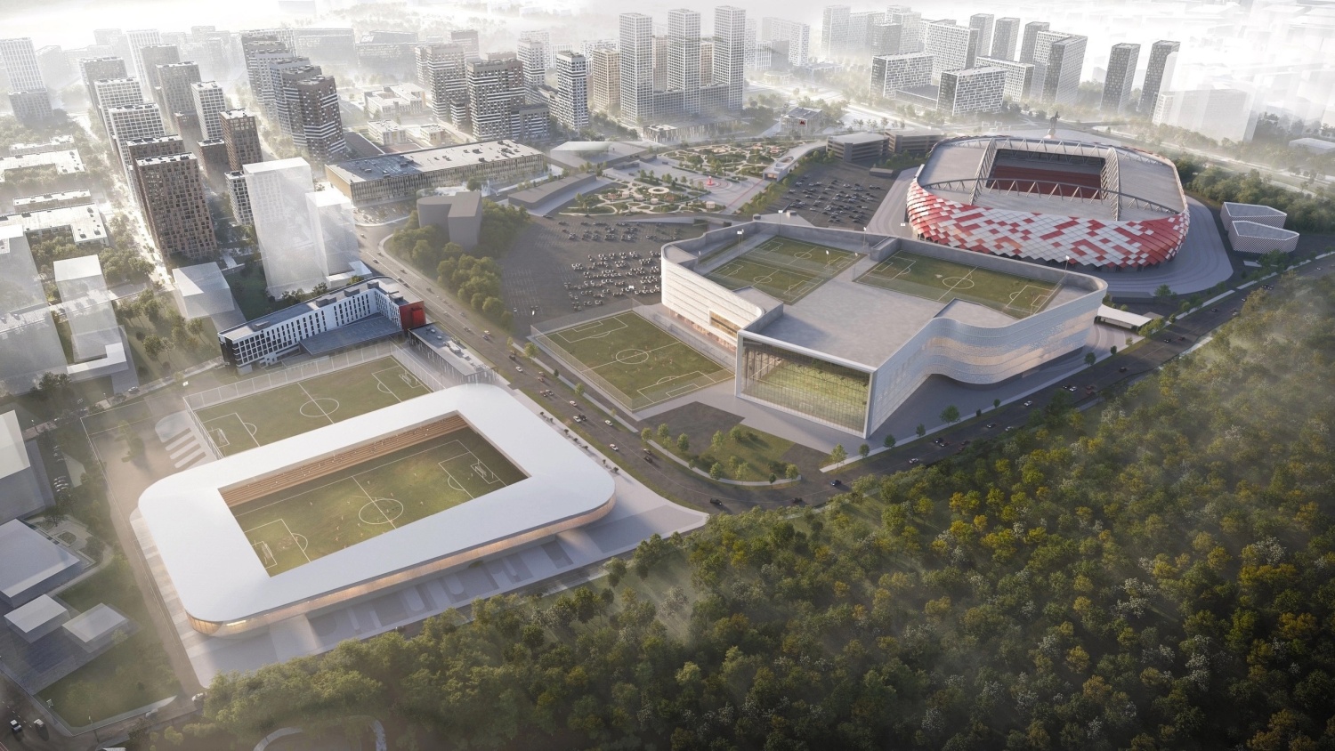 Проект дворца спорта «Спартак» в Тушине претерпел существенные изменения