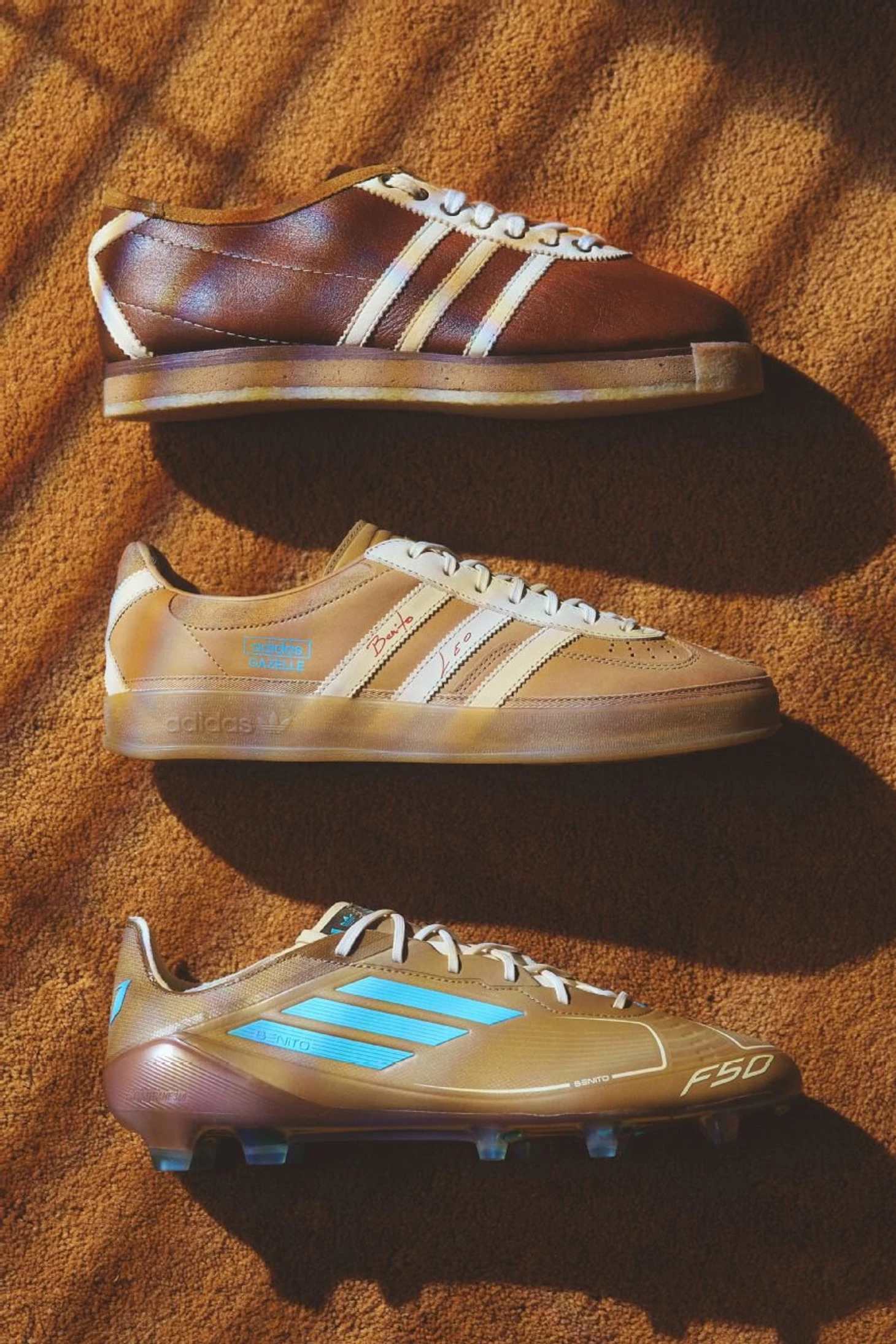 Adidas выпустил коллекцию обуви с отсылками к Лионелю Месси и пуэрто-риканскому рэперу Bad Bunny