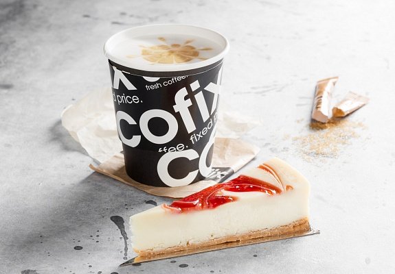 Первая в Петербурге кофейня сети Cofix запустилась с более высокой, чем московская, фиксированной ценой на кофе и все блюда