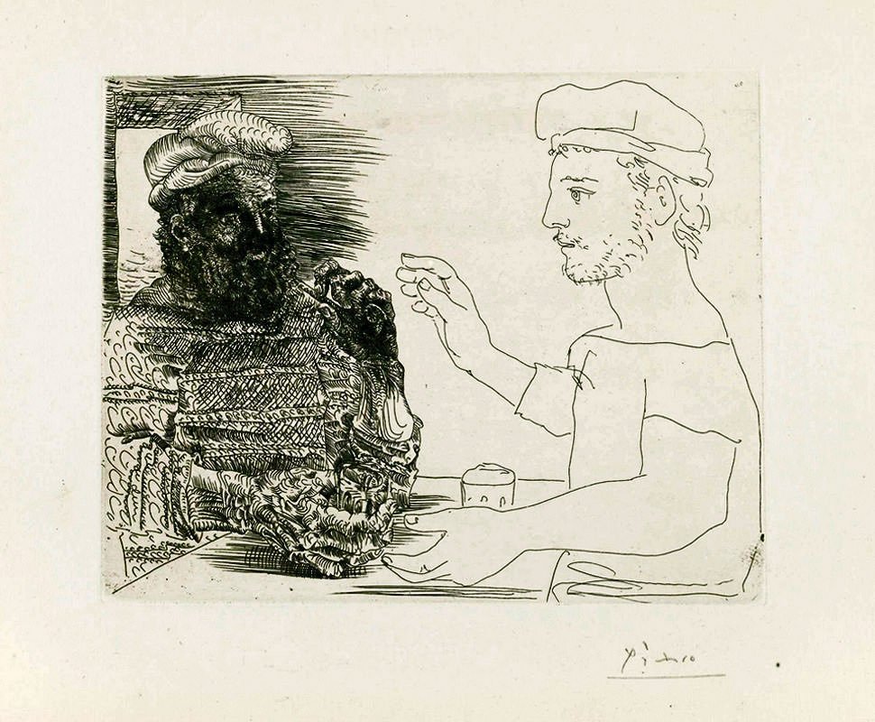 Серия гравюр Пабло Пикассо, известная как «Сюита Воллара», продана на парижском аукционе за 1,9 миллиона евро