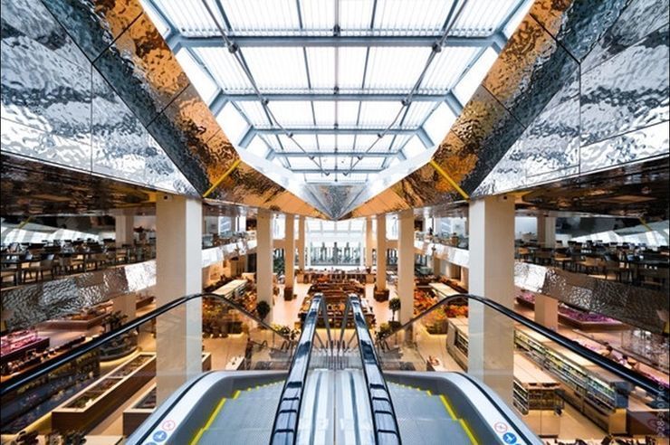 На последних этажах «Цветного» откроется фуд-корт «Брикет Маркет»