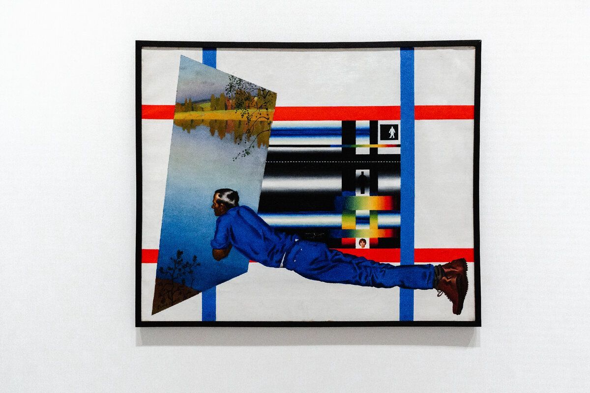 В нижегородском Пакгаузе открылась выставка Эрика Булатова, приуроченная к 90-летию художника 