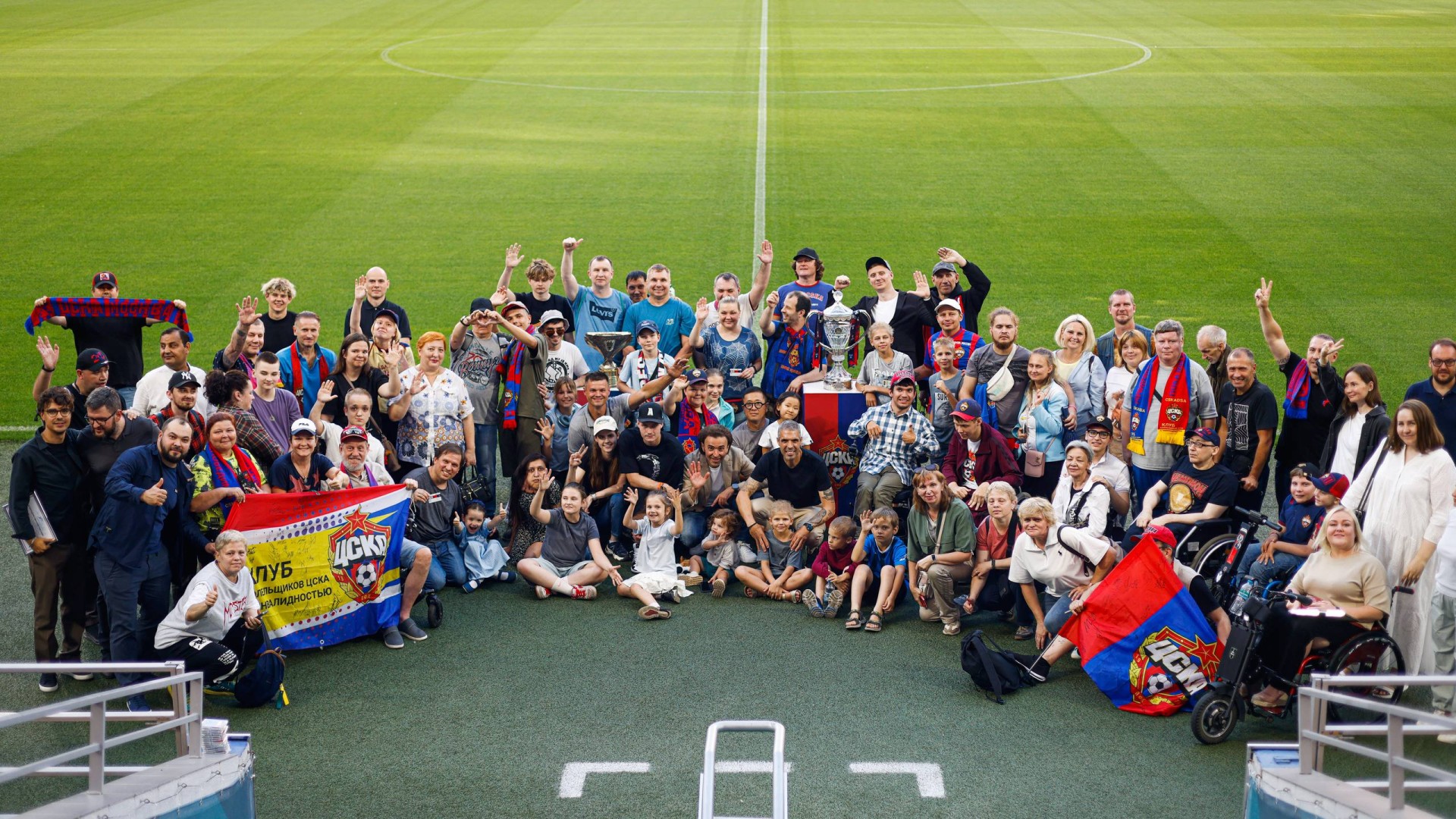 Клубу болельщиков ЦСКА с инвалидностью исполняется 7 лет!