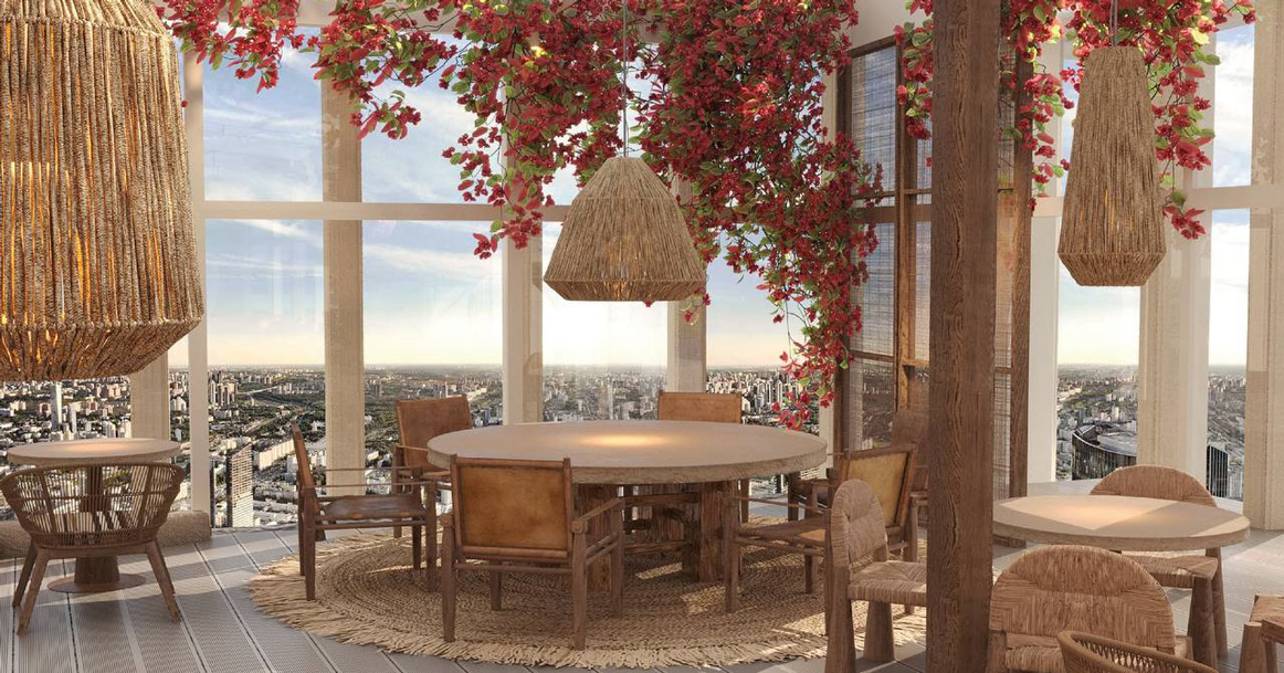 В «Москва-Сити» открылся ресторан «Крыша» с самой высокой в Европе летней террасой