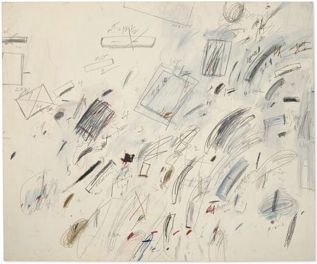 Топ-лотом онлайн-торгов Christie’s «Искусство XX века» стала работа Сая Твомбли, ушедшая за 38,7 миллиона долларов 