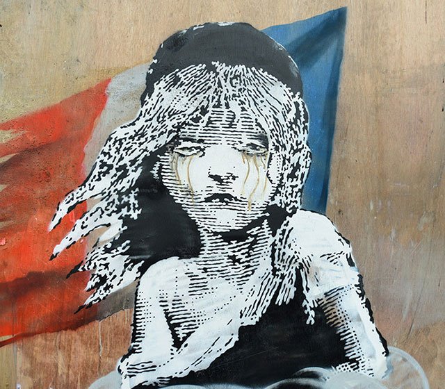 Бэнкси создал первое интерактивное граффити, посвященное противостоянию мигрантов с полицией в Кале 