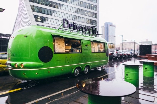 Delivery Club запустил доставку еды из фудтраков