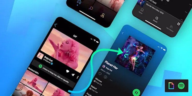 У Spotify – коллаборация с Giphy: при просмотре гифок музыкантов теперь можно слушать их музыку
