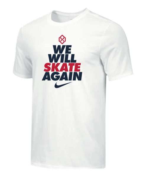 Александр Овечкин выпустил футболки с надписью We Will Skate Again и маски со своим логотипом. Выручка от их продажи пойдет на благотворительность