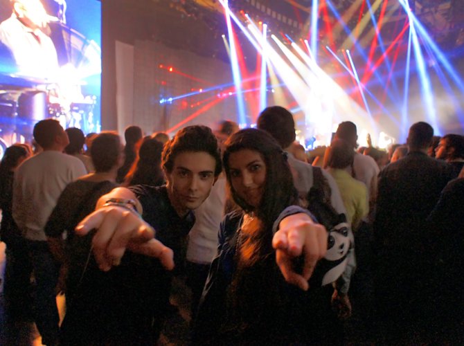 Internship by RMA students at the Paul McCartney concert