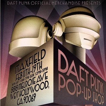 В преддверии выступления на «Грэмми» Daft Punk запускают поп-ап магазин, торгующий реквизитом и атрибутикой группы