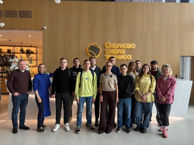 Выездное занятие в «Школе тенниса Сколково» 